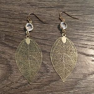 Gold Leaf Earrings